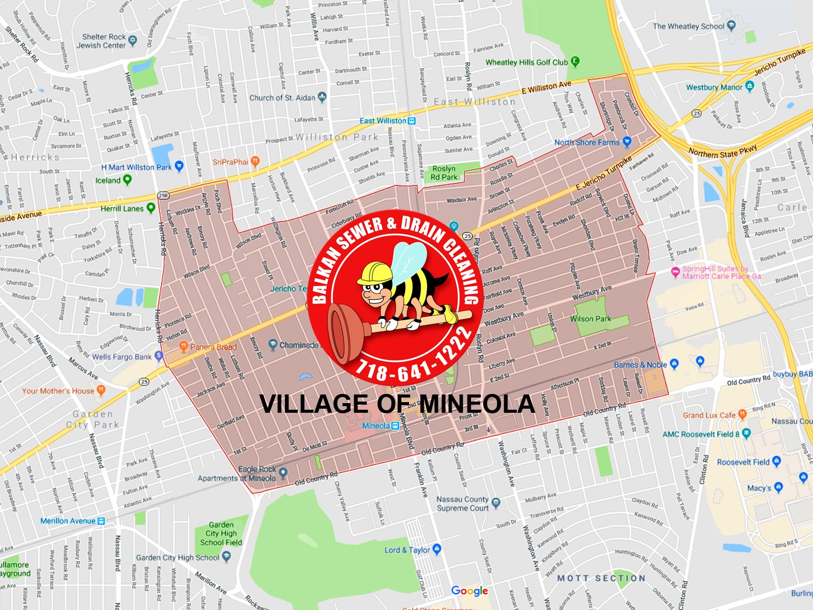 sewer cleaner Mineola