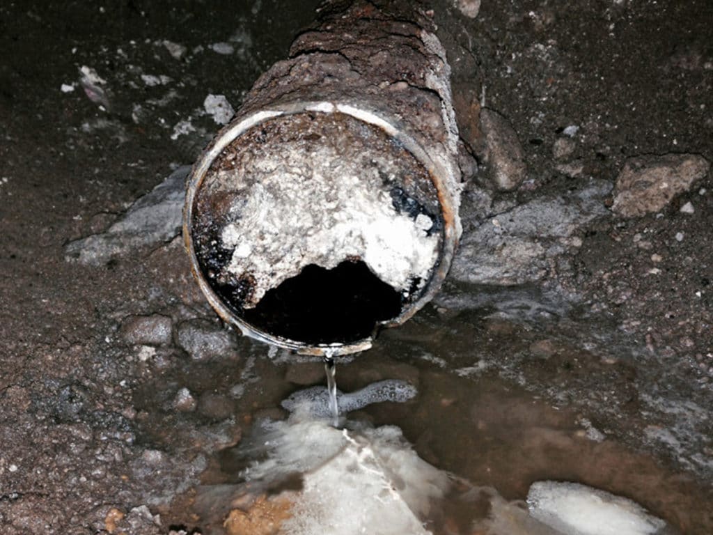 main line drain grease