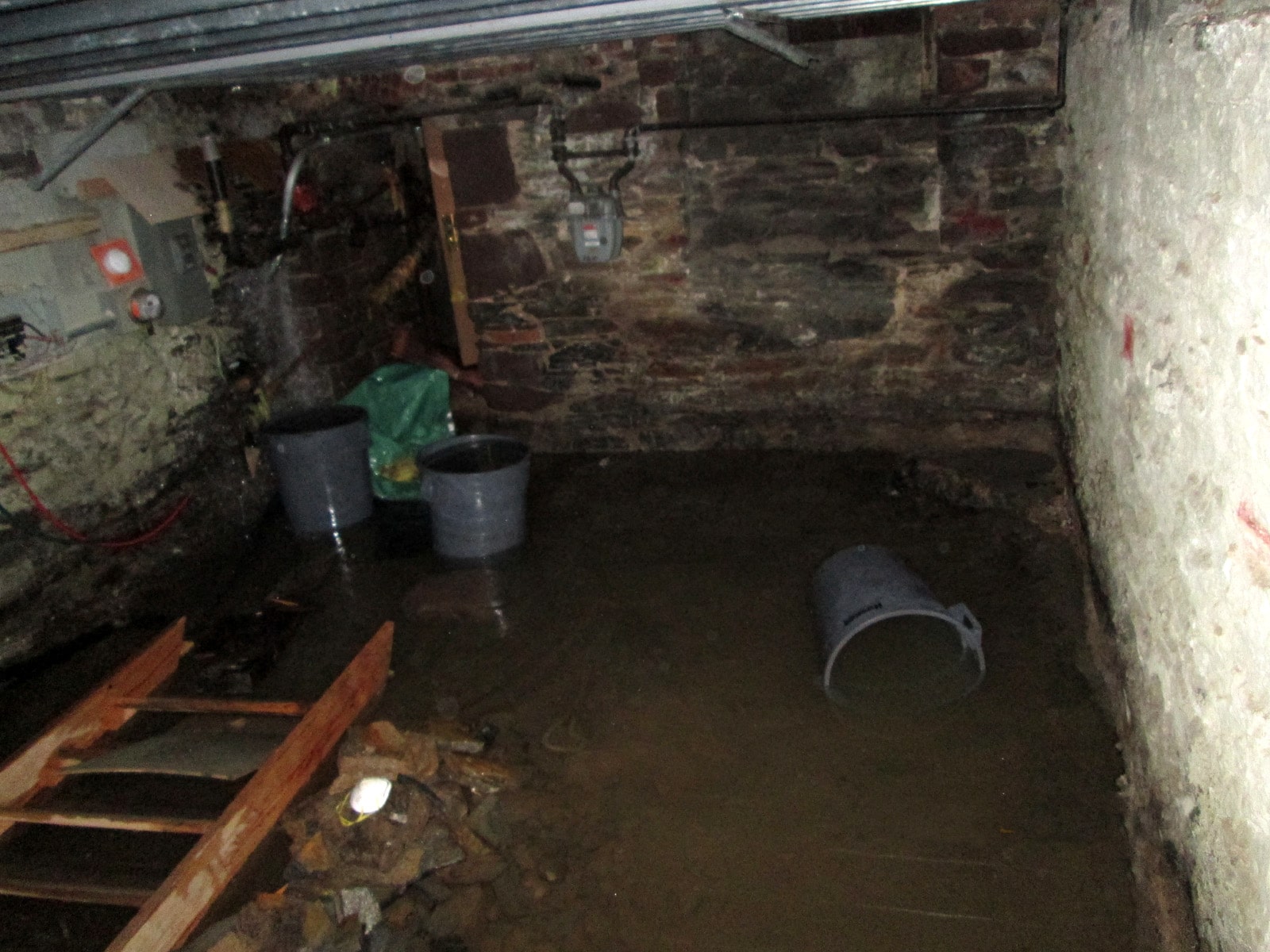 sewer flooded basement